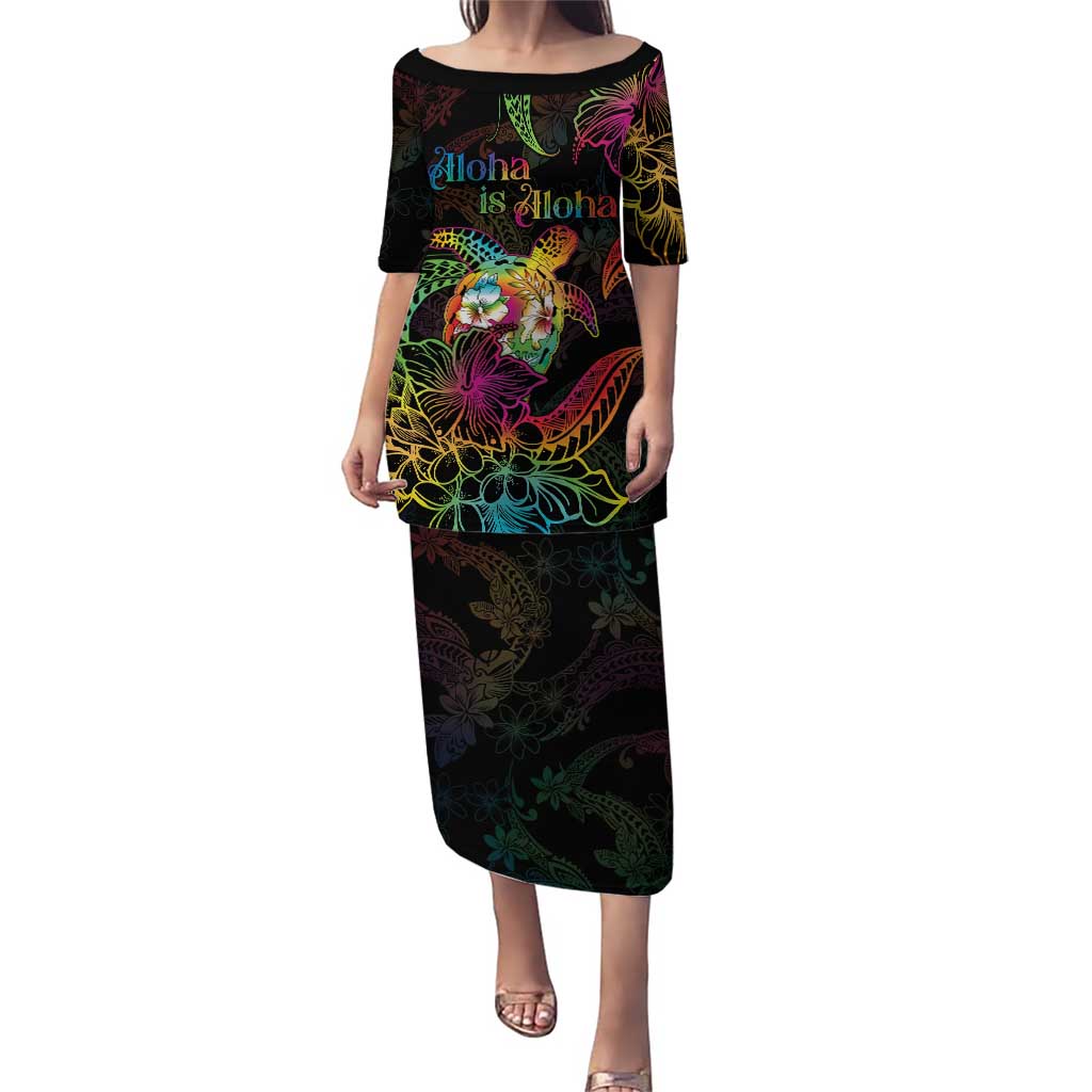 Hawaii Pride Puletasi Aloha Is Aloha