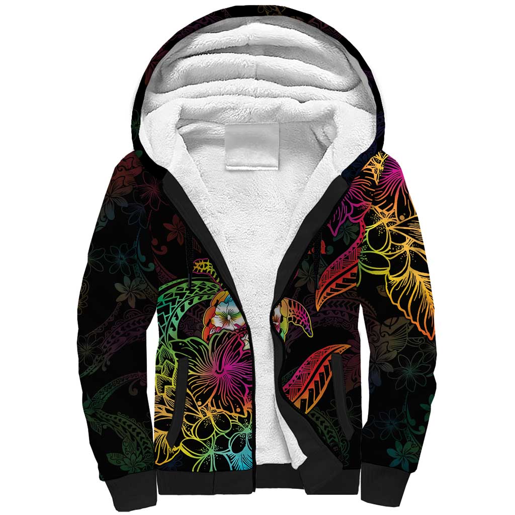Hawaii Pride Sherpa Hoodie Aloha Is Aloha
