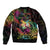 Hawaii Pride Sleeve Zip Bomber Jacket Aloha Is Aloha