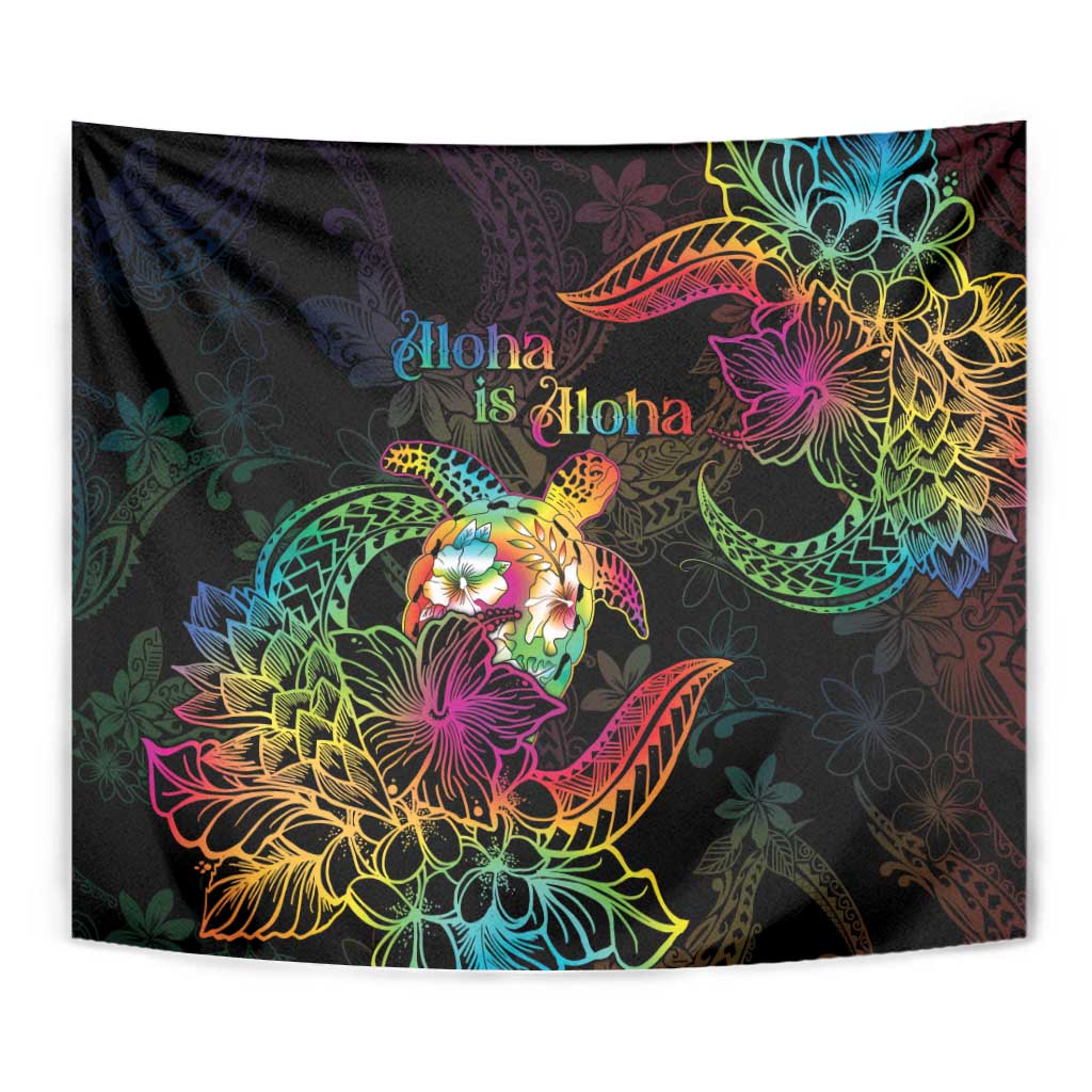 Hawaii Pride Tapestry Aloha Is Aloha
