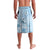 Hawaii Tapa Pattern With Blue Hibiscus Lavalava