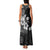 Hawaii Tapa Pattern With Black Hibiscus Family Matching Tank Maxi Dress and Hawaiian Shirt