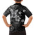 Hawaii Tapa Pattern With Black Hibiscus Hawaiian Shirt