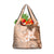 Hawaii Tapa Pattern With Brown Hibiscus Grocery Bag