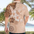 Hawaii Tapa Pattern With Brown Hibiscus Hawaiian Shirt