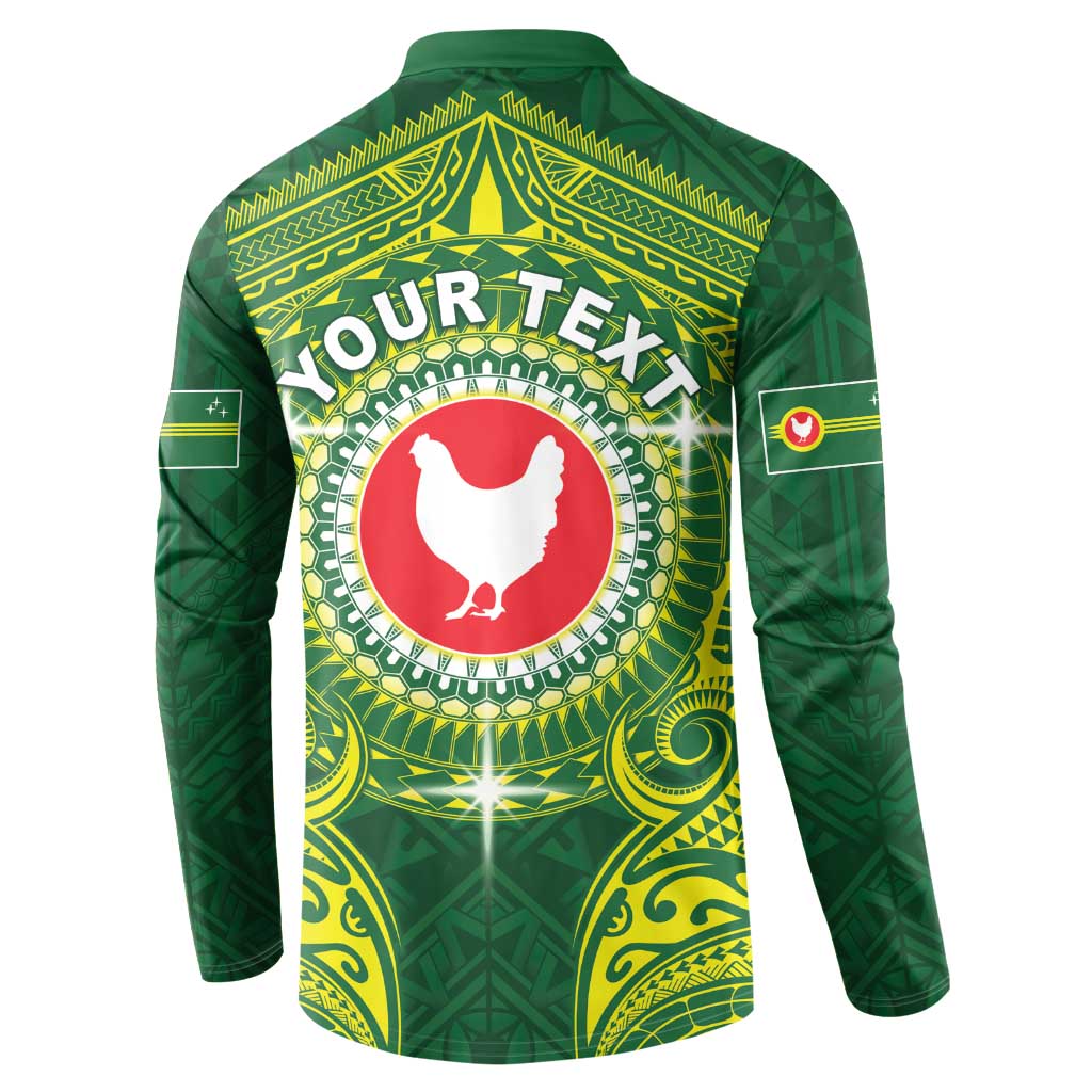 Personalized American Samoa Manua Cession Day Button Sweatshirt Up Up The Moa