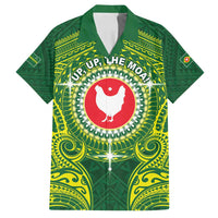 Personalized American Samoa Manua Cession Day Family Matching Puletasi and Hawaiian Shirt Up Up The Moa