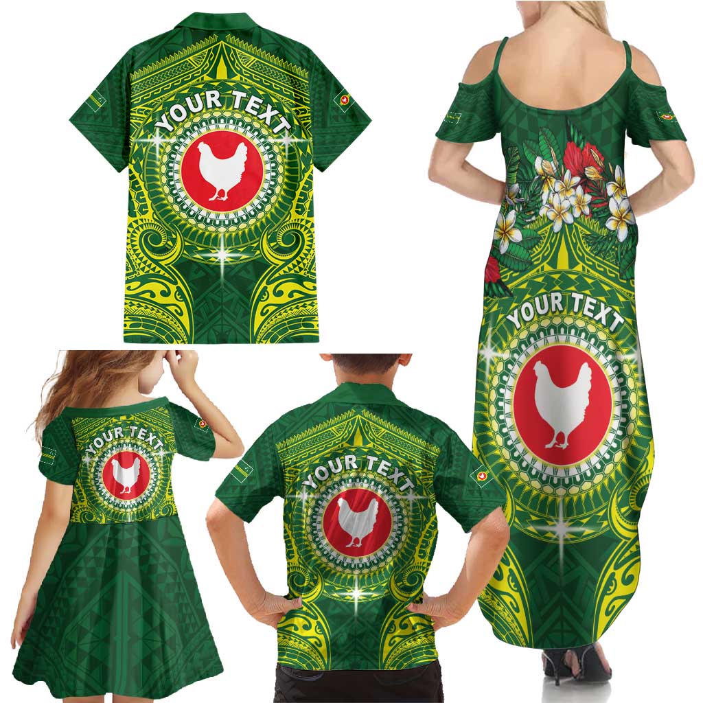 Personalized American Samoa Manua Cession Day Family Matching Summer Maxi Dress and Hawaiian Shirt Up Up The Moa