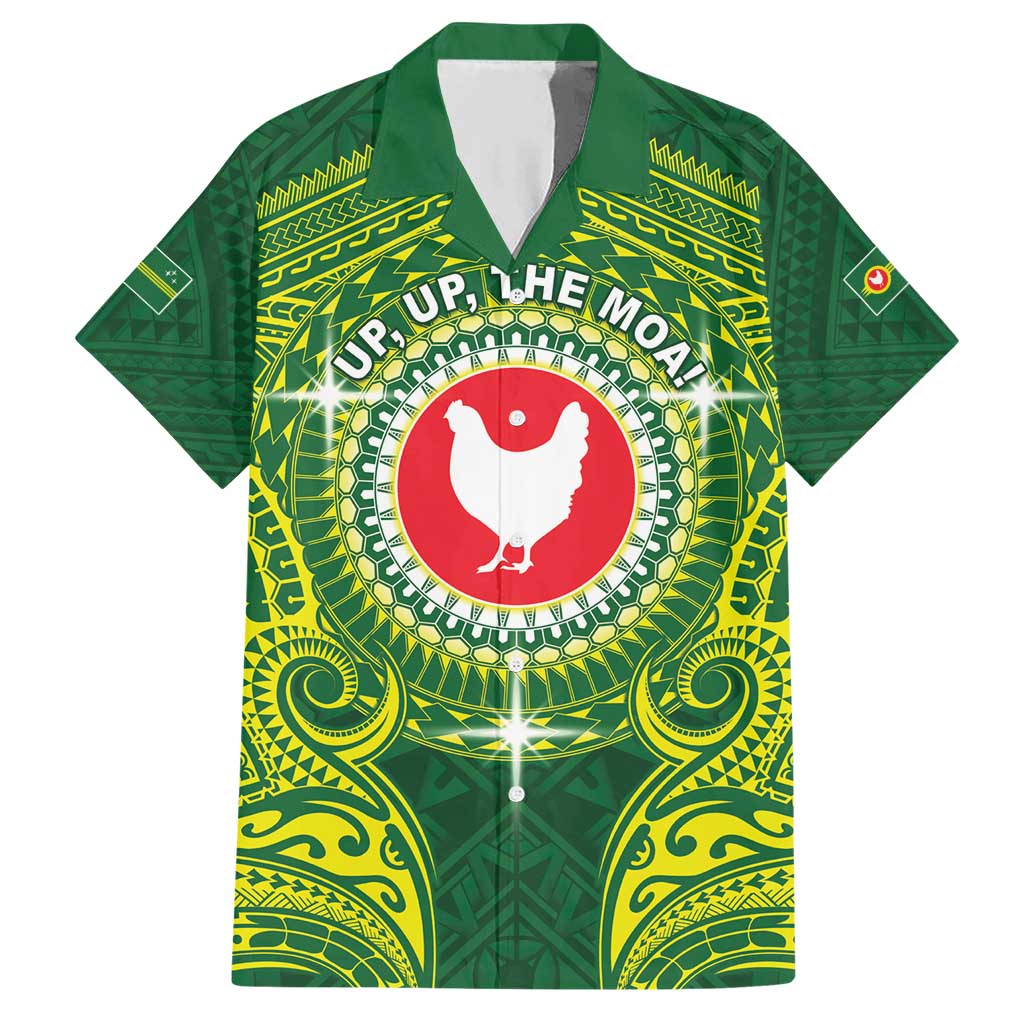 Personalized American Samoa Manua Cession Day Hawaiian Shirt Up Up The Moa