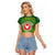 Personalized American Samoa Manua Cession Day Raglan Cropped T Shirt Up Up The Moa