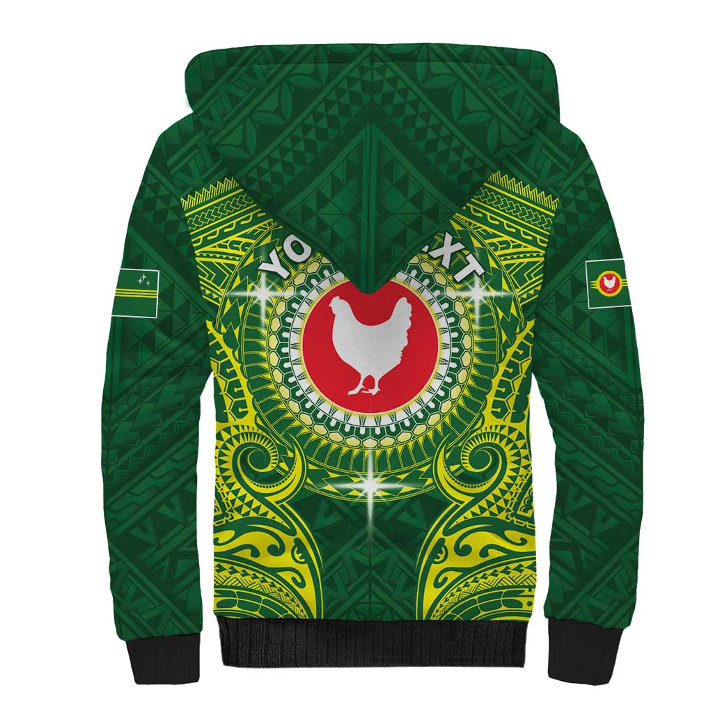 Personalized American Samoa Manua Cession Day Sherpa Hoodie Up Up The Moa