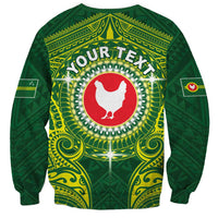 Personalized American Samoa Manua Cession Day Sweatshirt Up Up The Moa