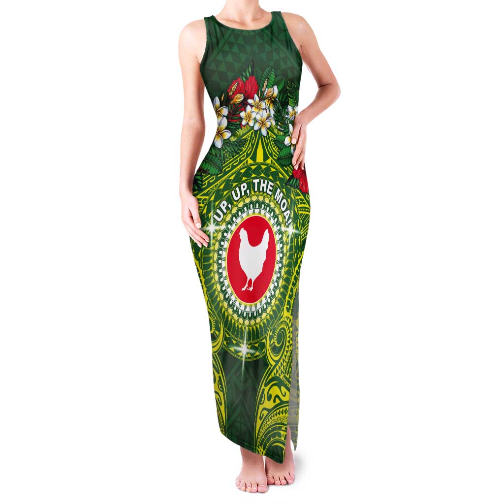 Personalized American Samoa Manua Cession Day Tank Maxi Dress Up Up The Moa