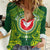 Personalized American Samoa Manua Cession Day Women Casual Shirt Up Up The Moa