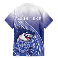 Personalized Samoana High School Family Matching Mermaid Dress and Hawaiian Shirt Polynesian Tribal Shark