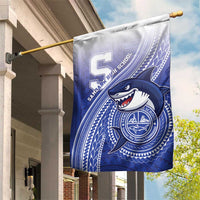 Samoana High School Garden Flag Polynesian Tribal Shark