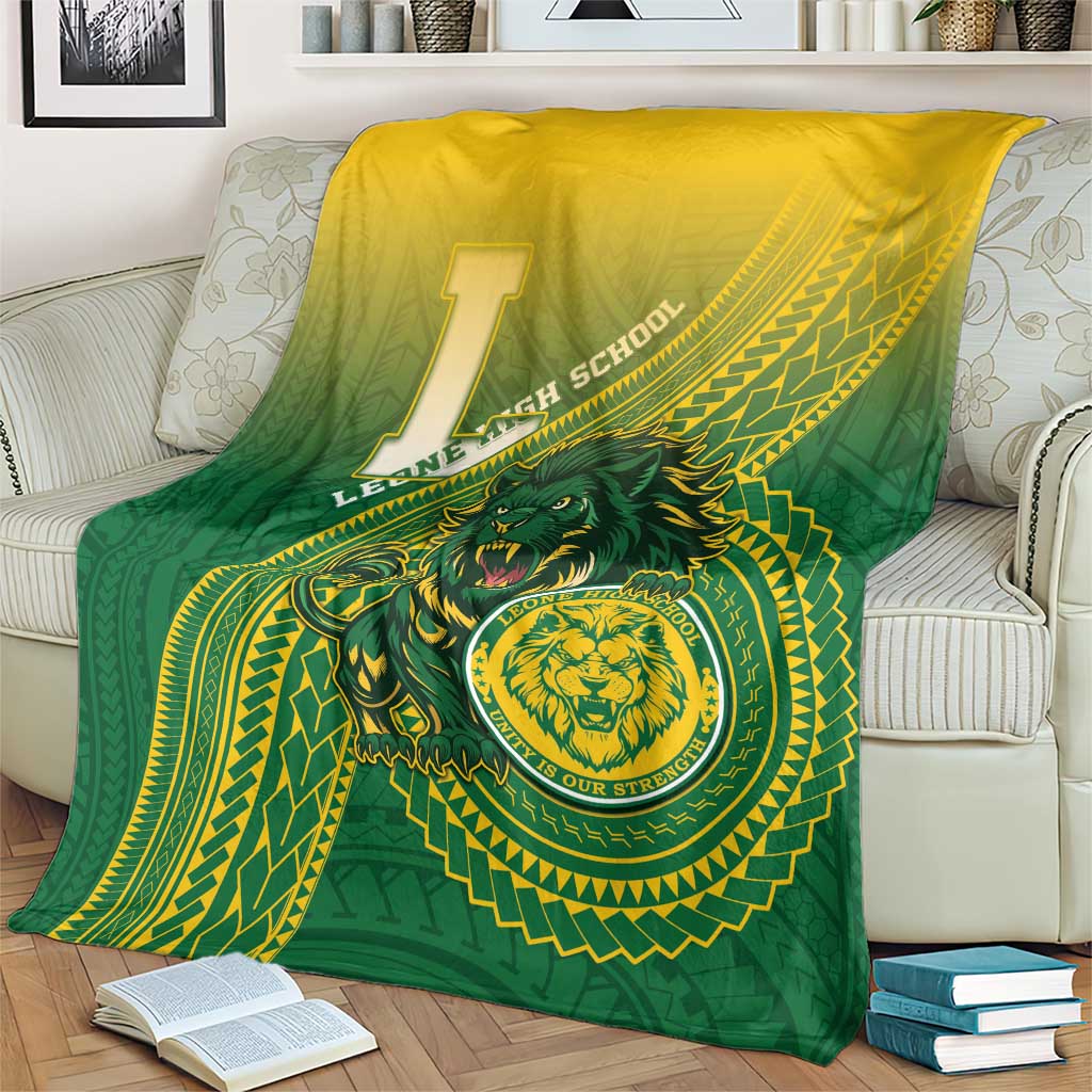 Leone High School Blanket Leone Lion