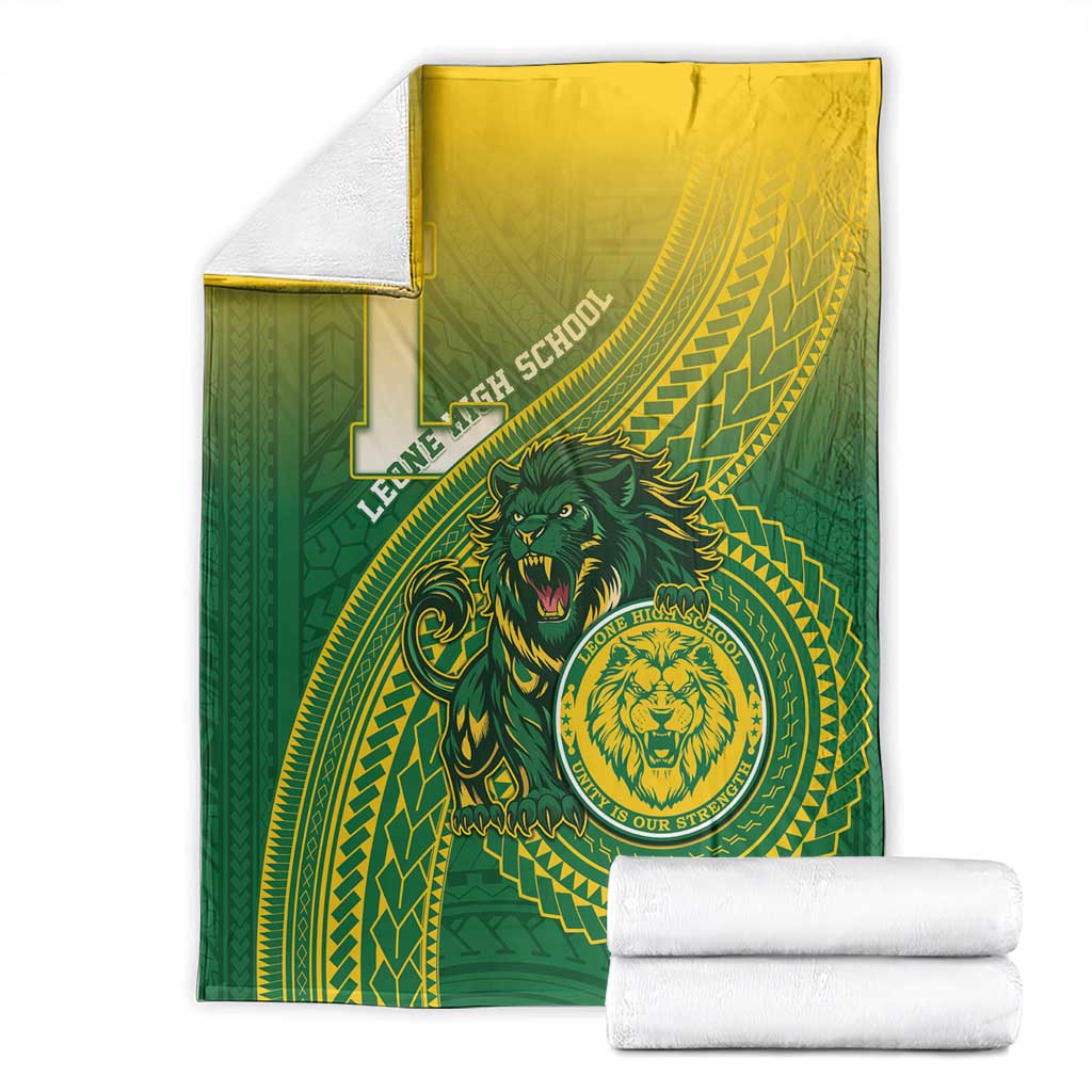 Leone High School Blanket Leone Lion