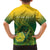 Personalized Leone High School Family Matching Short Sleeve Bodycon Dress and Hawaiian Shirt Leone Lion