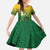 Personalized Leone High School Family Matching Short Sleeve Bodycon Dress and Hawaiian Shirt Leone Lion