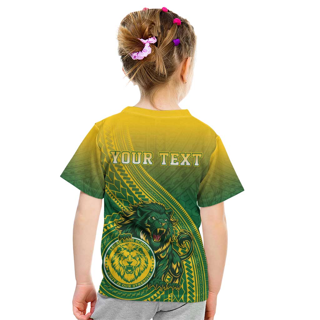 Personalized Leone High School Kid T Shirt Leone Lion