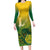 Personalized Leone High School Long Sleeve Bodycon Dress Leone Lion