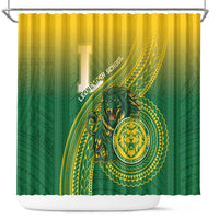 Leone High School Shower Curtain Leone Lion