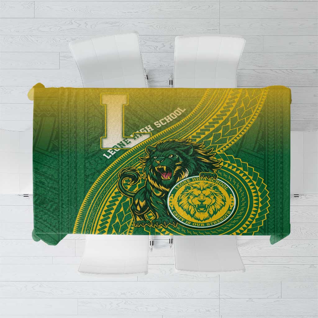 Leone High School Tablecloth Leone Lion