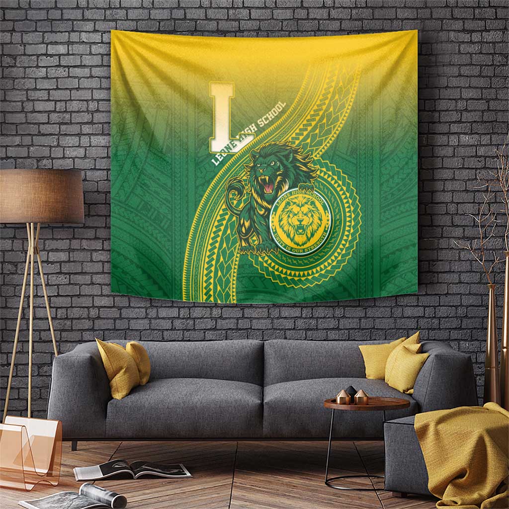 Leone High School Tapestry Leone Lion