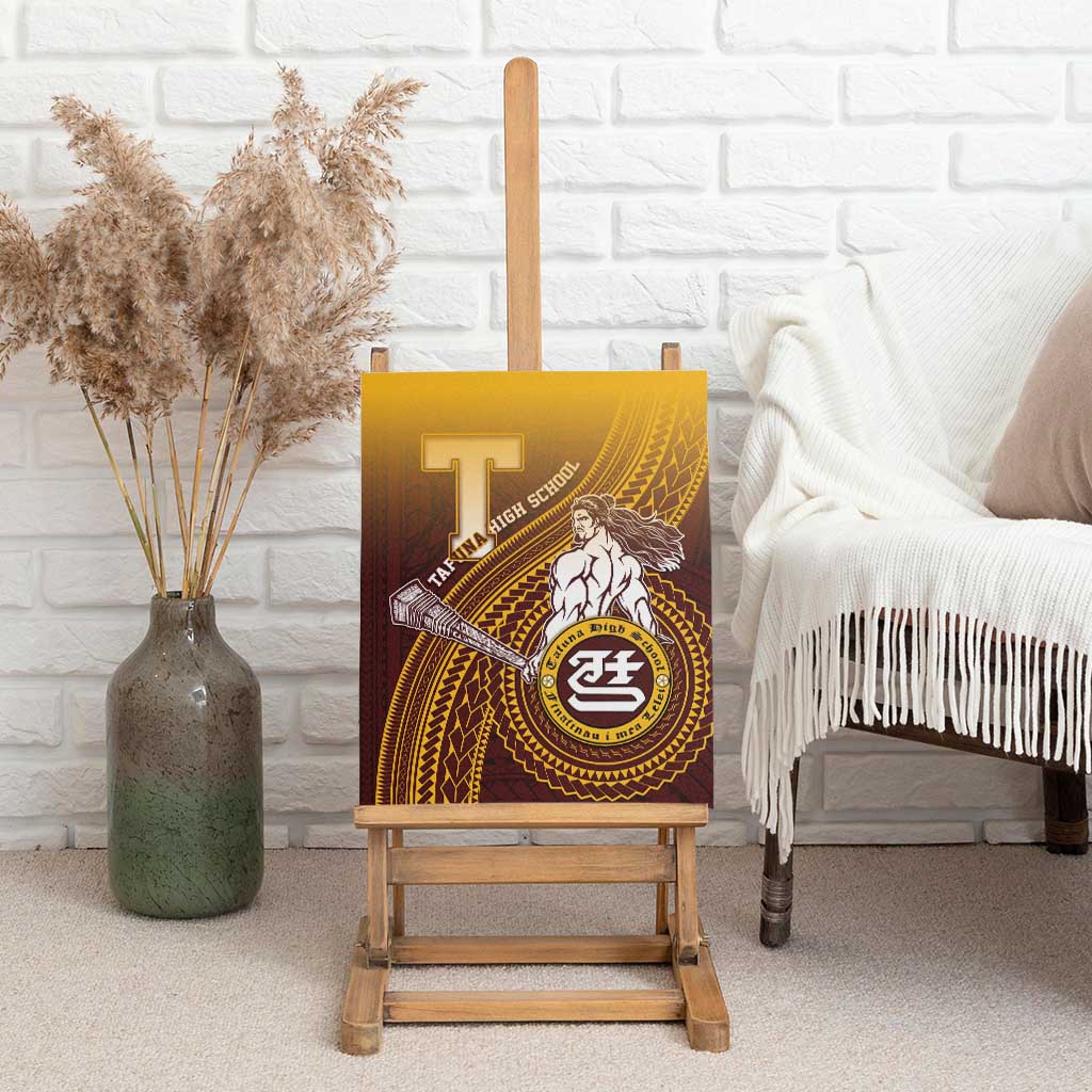 Tafuna High School Canvas Wall Art Polynesian Warrior
