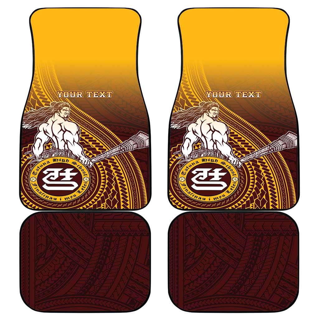Tafuna High School Car Mats Polynesian Warrior