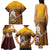 Personalized Tafuna High School Family Matching Tank Maxi Dress and Hawaiian Shirt Polynesian Warrior