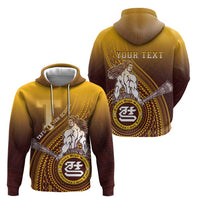 Personalized Tafuna High School Hoodie Polynesian Warrior