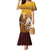 Personalized Tafuna High School Mermaid Dress Polynesian Warrior