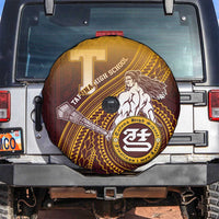 Tafuna High School Spare Tire Cover Polynesian Warrior