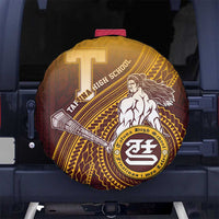 Tafuna High School Spare Tire Cover Polynesian Warrior