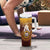 Personalized Tafuna High School Tumbler With Handle Polynesian Warrior