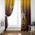 Tafuna High School Window Curtain Polynesian Warrior