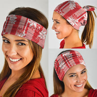 Hawaii Kakau Tribal Neck Gaiter With Red Tiare