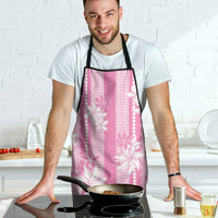 Hawaii Kakau Tribal Apron With Pink Tiare