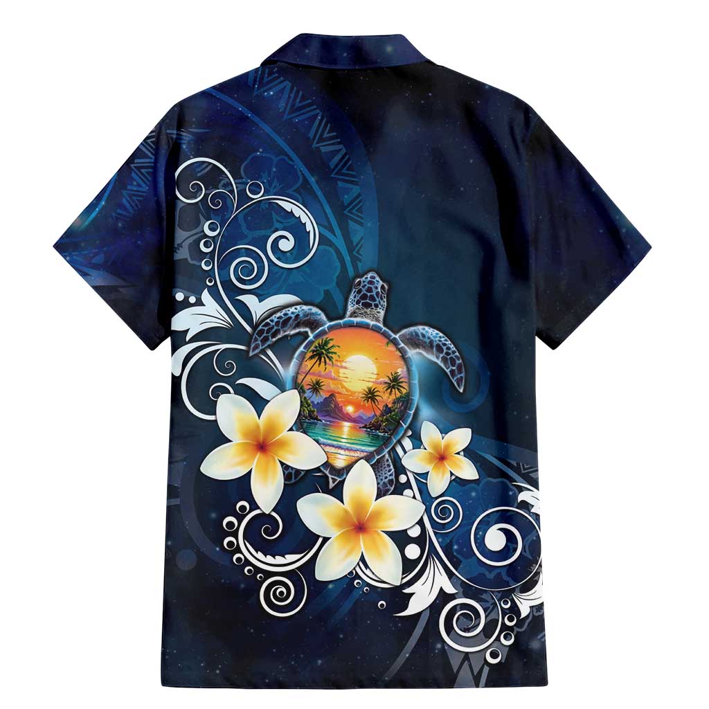 Hawaii Honu Family Matching Mermaid Dress and Hawaiian Shirt Polynesian Curves Plumeria - Polynesian Pride