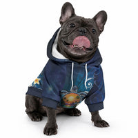 Hawaii Honu Pet Hoodie Polynesian Curves Plumeria