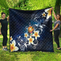Hawaii Honu Quilt Polynesian Curves Plumeria - Polynesian Pride