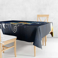 Hawaii Honu Tablecloth Polynesian Curves Plumeria - Polynesian Pride