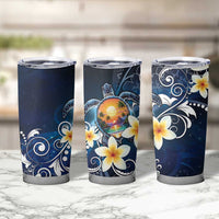 Hawaii Honu Tumbler Cup Polynesian Curves Plumeria - Polynesian Pride