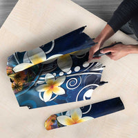 Hawaii Honu Umbrella Polynesian Curves Plumeria - Polynesian Pride