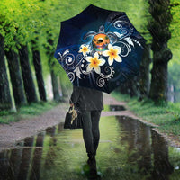 Hawaii Honu Umbrella Polynesian Curves Plumeria - Polynesian Pride