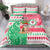 Hawaii Christmas Bedding Set Santa Claus Surf Mele Kalikimaka LT05 - Polynesian Pride