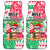 Hawaii Christmas Car Mats Santa Claus Surf Mele Kalikimaka LT05 Red - Polynesian Pride