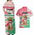 Hawaii Christmas Couples Matching Off Shoulder Maxi Dress and Hawaiian Shirt Santa Claus Surf Mele Kalikimaka LT05 - Polynesian Pride